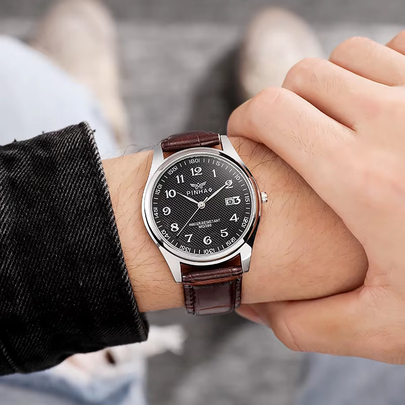 Casual Fashion Leather Strap Men Watches Montre De Luxe Homme 2021 New Best Selling Products Dropshipping Erkek Saatleri Relogio