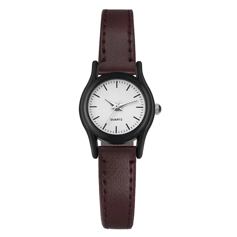 Couples Watches Men'S Watches Leather Wrist Watch Men Woman Quartz Watch Daily Business Office Hand Jewelry Accessories Gift
