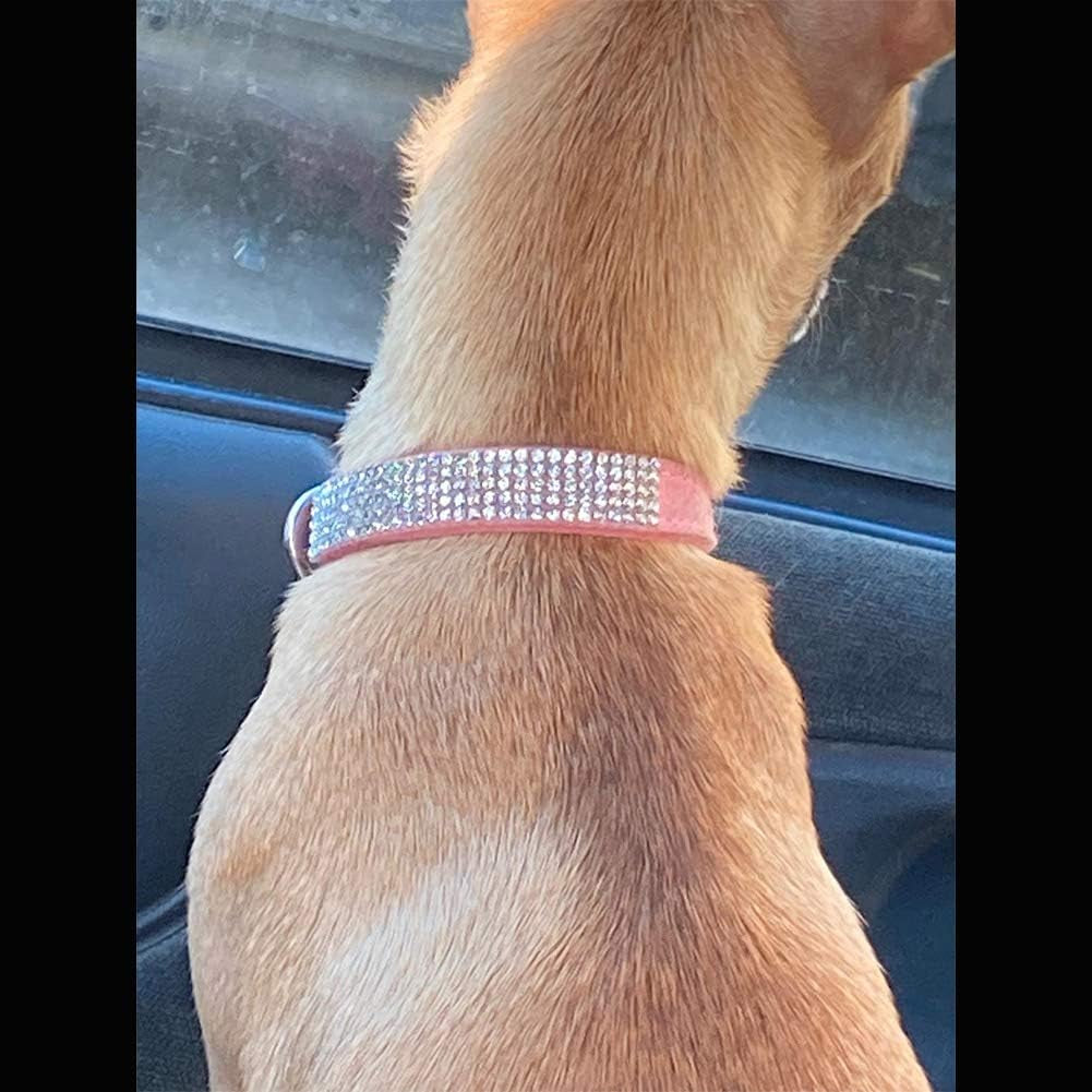 Microfiber Pet Dog Collar Leashes Set, Reflective Dog Collar, Double-Layer Soft Leather Pet Leash, Cat Dog Collar Leash Set, Pet Collar Leash for Small & Medium Dogs