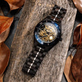 Relogio Masculino Watch for Men Luxury Brand Wooden Automatic Mechanical Watches 42 Mm Stainless Stee Custom Gift
