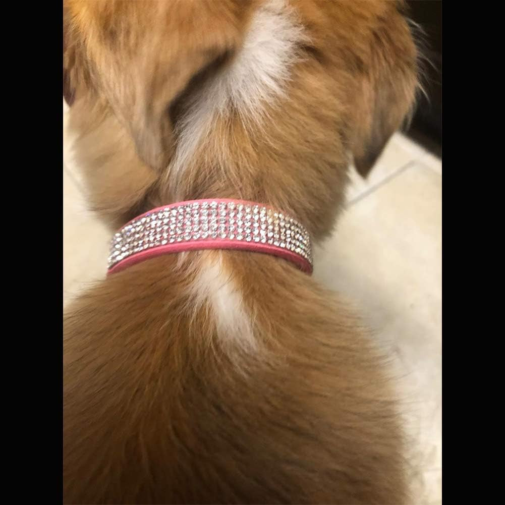 Microfiber Pet Dog Collar Leashes Set, Reflective Dog Collar, Double-Layer Soft Leather Pet Leash, Cat Dog Collar Leash Set, Pet Collar Leash for Small & Medium Dogs