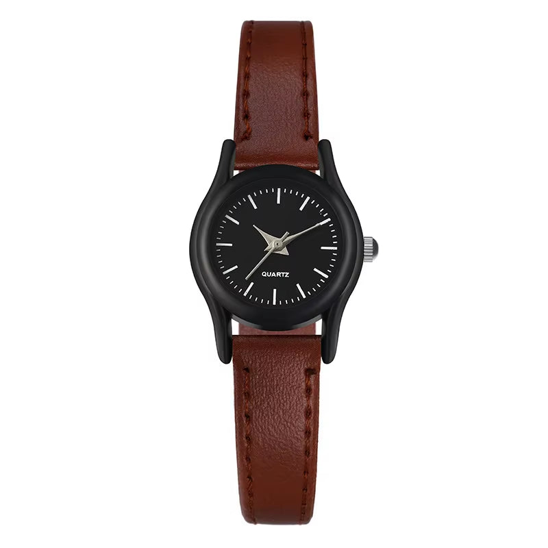 Couples Watches Men'S Watches Leather Wrist Watch Men Woman Quartz Watch Daily Business Office Hand Jewelry Accessories Gift