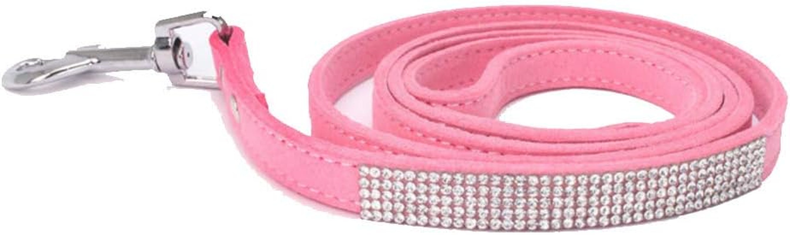 Microfiber Pet Dog Collar Leashes Set, Reflective Dog Collar, Double-Layer Soft Leather Pet Leash, Cat Dog Collar Leash Set, Pet Collar Leash for Small & Medium Dogs