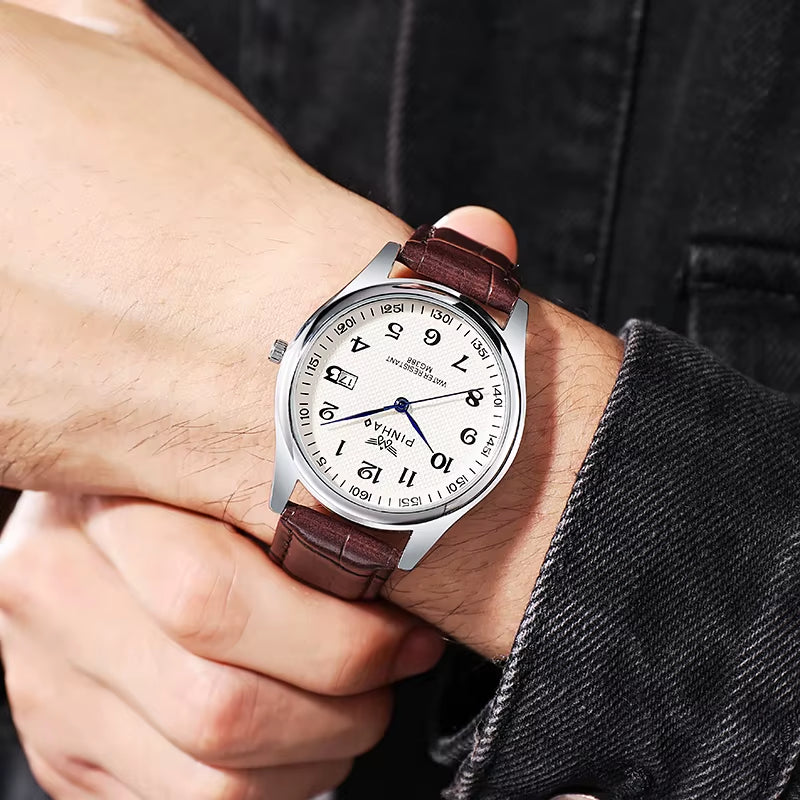 Casual Fashion Leather Strap Men Watches Montre De Luxe Homme 2021 New Best Selling Products Dropshipping Erkek Saatleri Relogio