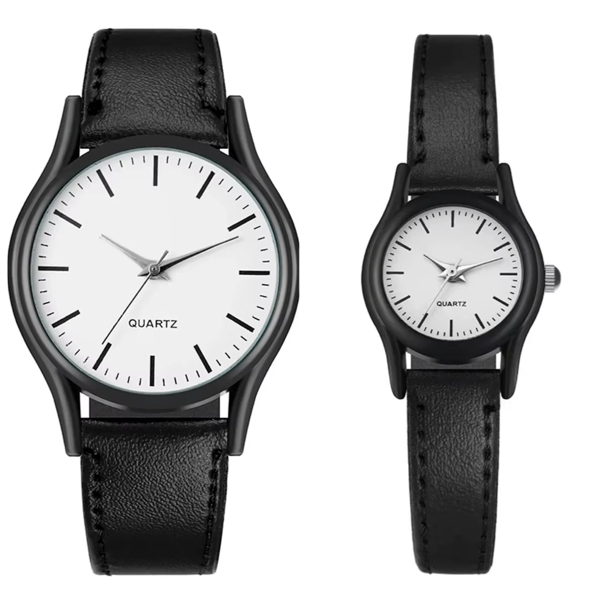 Couples Watches Men'S Watches Leather Wrist Watch Men Woman Quartz Watch Daily Business Office Hand Jewelry Accessories Gift