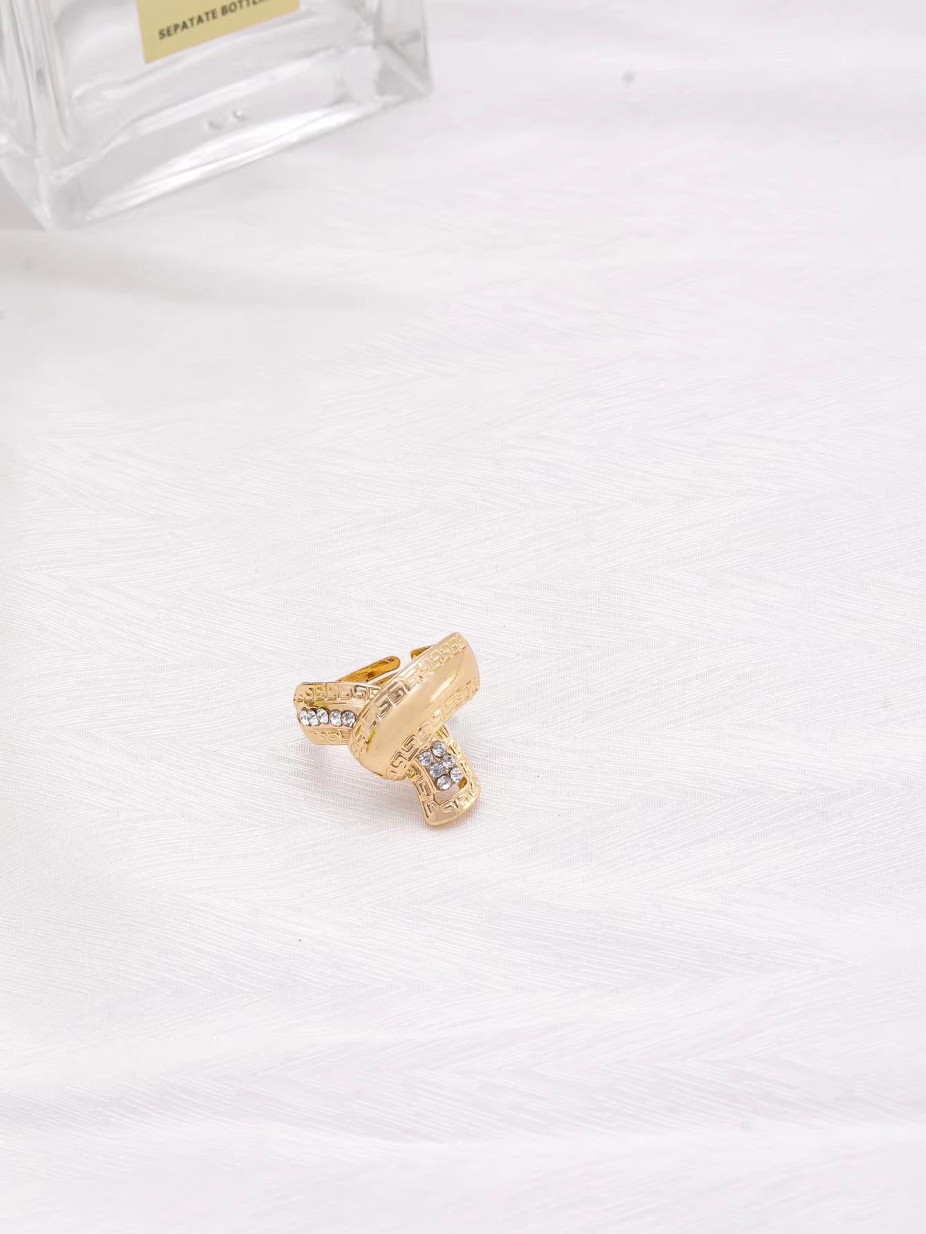 Fashion Jewelry Sets Dubai Gold Color Jewelry Luxury Design 18K Gold Plated Necklace Earrings Bracelet Ring