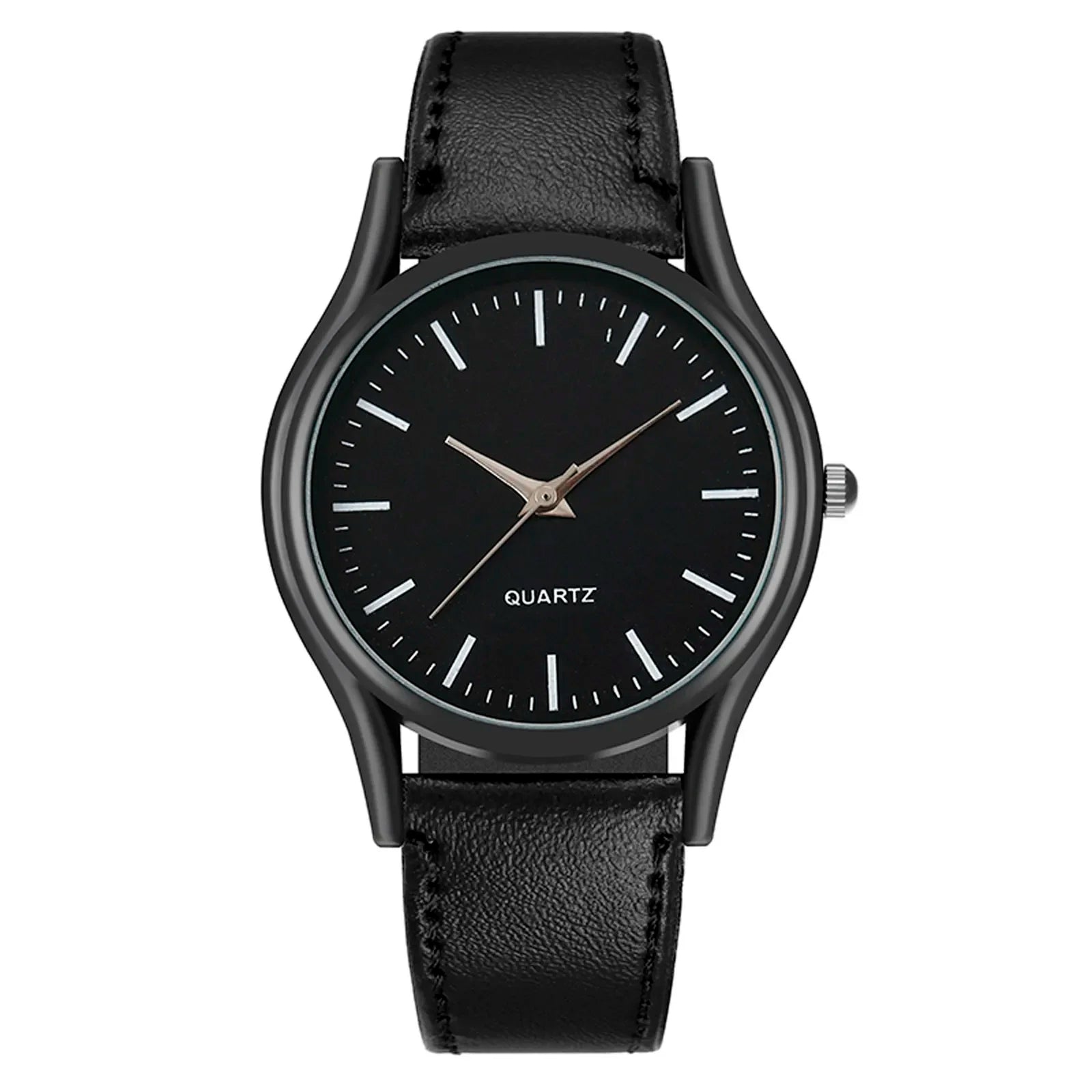 Couples Watches Men'S Watches Leather Wrist Watch Men Woman Quartz Watch Daily Business Office Hand Jewelry Accessories Gift