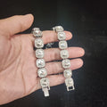 Men Women Hip Hop Chain Necklace 12.5Mm Width Square Chain Iced Out Bling Bling Hiphop Necklaces Fashion Charm Jewelry